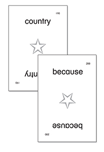 Edmark Reading Program: Level 2 - Second Edition, Word Cards
